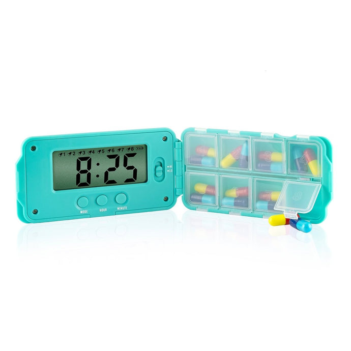 TabTime Super 8 - Pill Box with eight alarms (VAT Free) - Tabtime Limited
